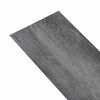 vidaXL Planches de Sol Autocollantes 32 pcs Gris brillant 4,46 m&sup2; PVC