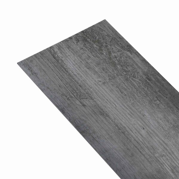 vidaXL Planches de Sol Autocollantes 32 pcs Gris brillant 4,46 m&sup2; PVC