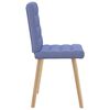 vidaXL Chaises &agrave; manger lot de 6 bleu jean tissu
