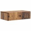 vidaXL Table d'appoint murale Bois ancien 59 x 34,5 x 17 cm