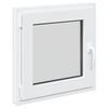 vidaXL Fenêtre de sous-sol« RISOR » 50 x 50 cm oscillo-battante DIN gauche blanche