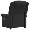 vidaXL Fauteuil massage inclinable électrique noir brillant similicuir