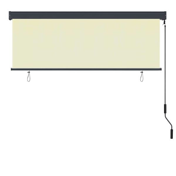 vidaXL Store roulant d'extérieur 170 x 250 cm Crème