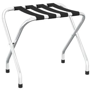 vidaXL Porte-bagages Noir et argent&eacute; 56x40x49 cm