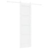 vidaXL Porte coulissante ORKDAL 61 x 198,5 cm Bois d'ing&eacute;nierie Blanc