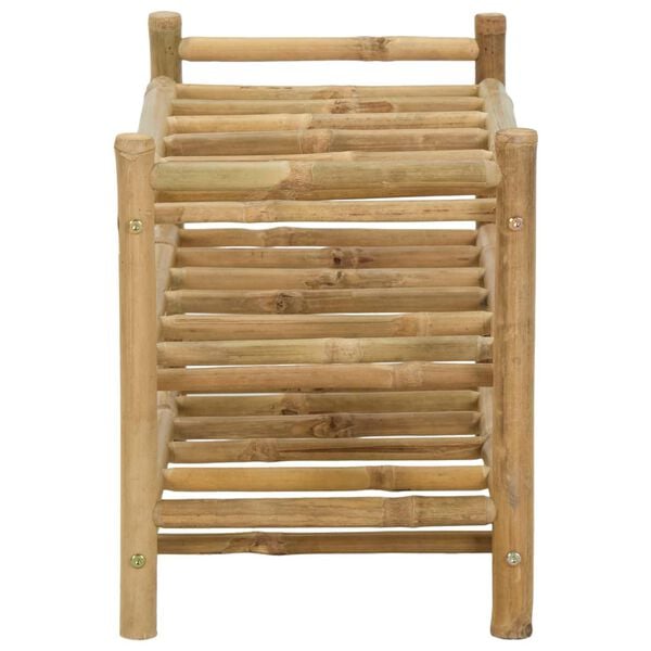 vidaXL &Eacute;tag&egrave;re &agrave; vin Naturel 57 x 29,5 x 36 cm Bambou