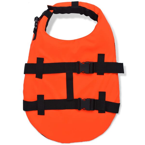 vidaXL Gilet de sauvetage pour chiens L Orange