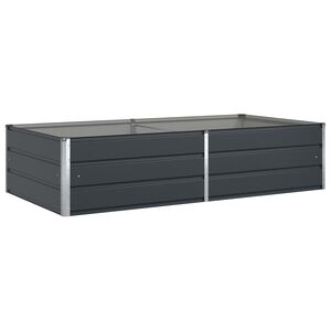 vidaXL Jardini&egrave;re Anthracite 195 x 100 x 45 cm Acier galvanis&eacute;