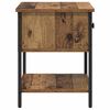 vidaXL Table de chevet Bois ancien 34 x 35,5 x 45 cm Bois d'ing&eacute;nierie