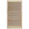vidaXL Porte de Cabinet avec porte 2 pcs Naturel 110 x 2,1 x 59,5 cm