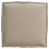 vidaXL Coussin 4 pcs Taupe 40 x 40 x 8 cm Tissu Oxford