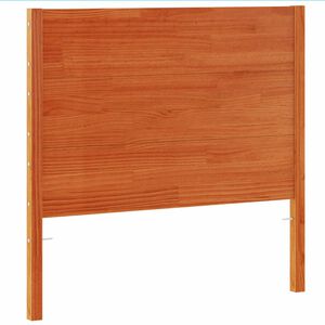 vidaXL T&ecirc;te de lit cire marron 100 cm bois massif de pin