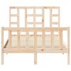 vidaXL Cadre de lit sans matelas bois de pin massif