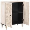 vidaXL Buffet de Rangement Blanc 60 x 33,5 x 75 cm