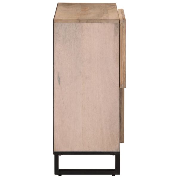 vidaXL Buffet 80x34x75 cm Bois massif de manguier