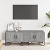 vidaXL Meuble TV sonoma gris 122x34x41 cm bois d'ing&eacute;nierie