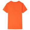 T-shirt pour enfants orange foncé 104