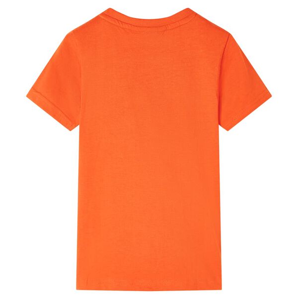 T-shirt pour enfants orange foncé 104