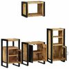 vidaXL Ensemble de mobilier de salle de bain avec tiroir 4 pcs