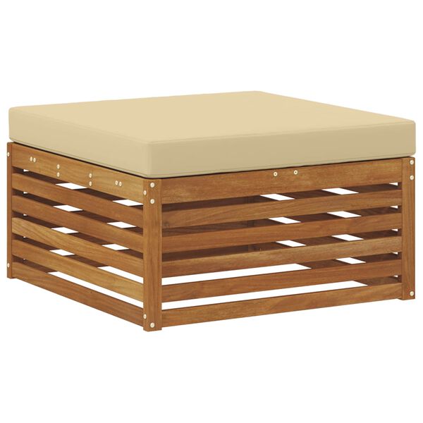 vidaXL Ensembles de canap&eacute;s avec coussin 6 pcs Naturel et Beige