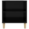 vidaXL Meuble TV Noir 102x44,5x50 cm Bois d'ingénierie