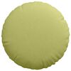 vidaXL Coussins de si&egrave;ge 2 pcs Vert clair &Oslash;60 x 21 cm tissu