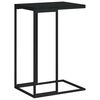 vidaXL Table d'appoint Noir 40x30x59 cm Bois d'ing&eacute;nierie