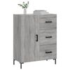 vidaXL Buffet sonoma gris 69,5x34x90 cm bois d'ing&eacute;nierie