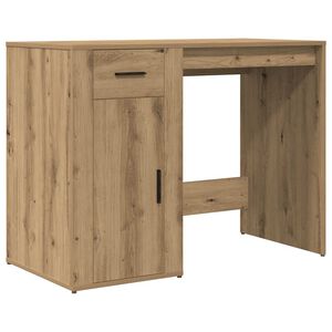 vidaXL Bureau ch&ecirc;ne artisanal 100x49x75 cm bois d'ing&eacute;nierie