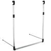 vidaXL Rail de suspension de garde-robe t&eacute;lescopique Argent&eacute;