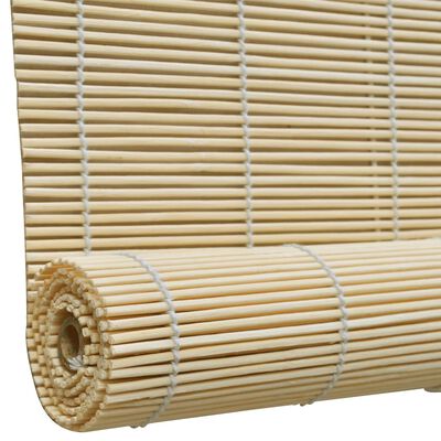 vidaXL Store à rouleau bambou naturel 100x160 cm