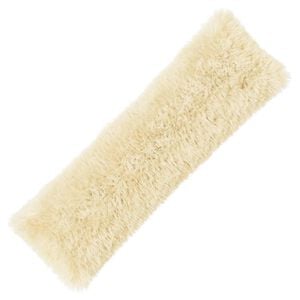 vidaXL Housse de coussin HEERLEN Cr&egrave;me 40 x 145 cm Fleece PV