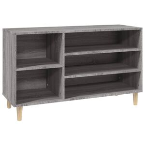 vidaXL Armoire &agrave; chaussures Sonoma gris 102x36x60 cm Bois d'ing&eacute;nierie