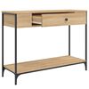 vidaXL Table console ch&ecirc;ne sonoma 100x34,5x75 cm bois d'ing&eacute;nierie