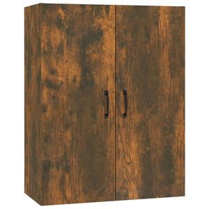 vidaXL Armoire suspendue Ch&ecirc;ne fum&eacute; 69,5x34x90 cm Bois d'ing&eacute;nierie
