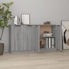 vidaXL Buffets 2 pcs Sonoma gris 60x30x70 cm Bois d'ingénierie