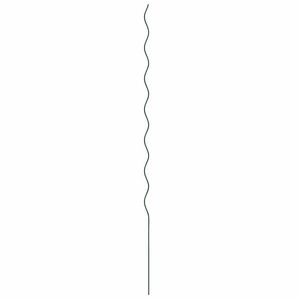 vidaXL Soutien de plante 50 pcs Vert 170 x 0,6 x 0,6 cm Acier