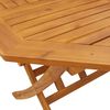 vidaXL Ensemble &agrave; manger de jardin pliable 5 pcs bois massif d&rsquo;acacia