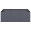 vidaXL Jardini&egrave;re anthracite 120x80x40 cm acier