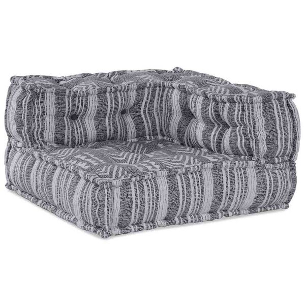 vidaXL Canapé modulaire 2 pcs Gris 140 x 70 x 56 cm tissu