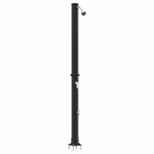 vidaXL Douche solaire ext&eacute;rieure 20 l PVC et Aluminium Noir