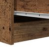 vidaXL Buffet vieux bois 29,5x34x76 cm bois d'ingénierie