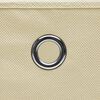vidaXL Bo&icirc;tes de rangement 10 pcs Tissu intiss&eacute; 28x28x28 cm Cr&egrave;me