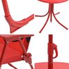 vidaXL Jeu de bistro avec parasol pour enfants 3 pcs Rouge