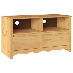 vidaXL Meuble TV Drammen Ch&ecirc;ne 99 x 43 x 55 cm Bois de pin massif