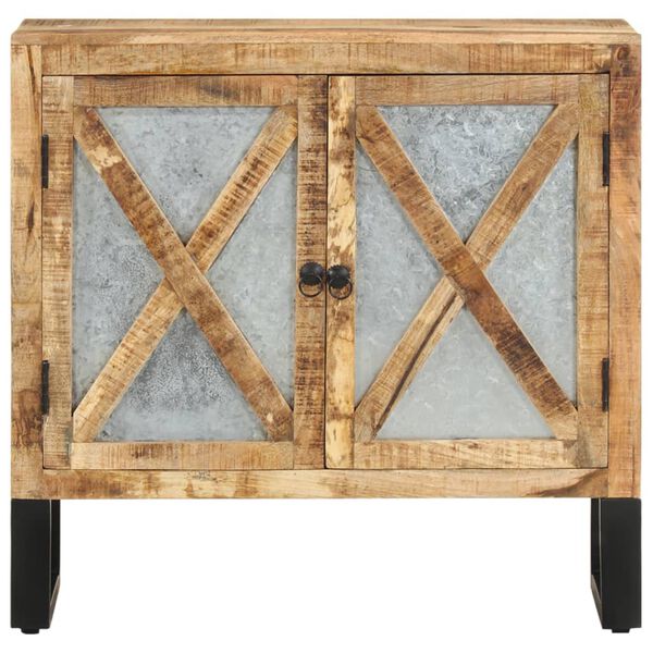 vidaXL Buffet 80x30x76 cm bois de manguier massif