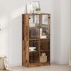 vidaXL Haut Armoire Bois Ancien 68 x 37 x 142 cm Bois d'ing&eacute;nierie