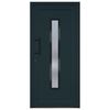 vidaXL Porte d'entr&eacute;e anthracite 98x208 cm PVC