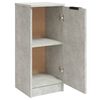 vidaXL Buffets 2 pcs Gris béton 30x30x70 cm Bois d'ingénierie