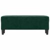 vidaXL Banc Vert foncé 100x35x41 cm Velours